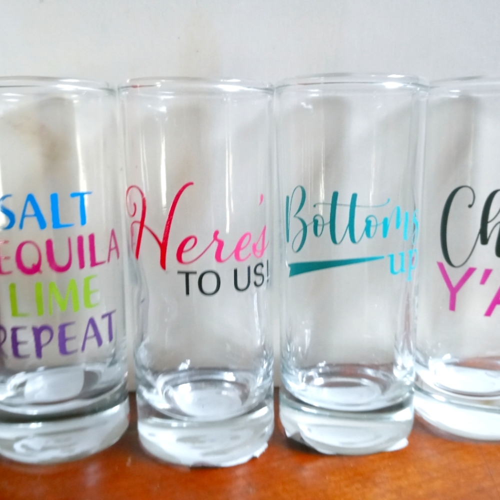 Set of 4 shot glasses